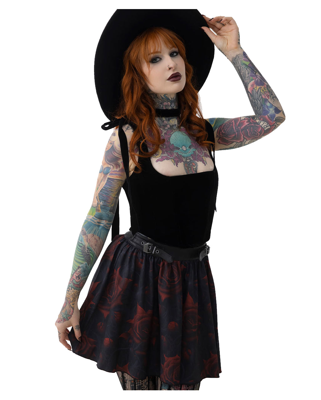 Blood Rose Skirt KILLSTAR