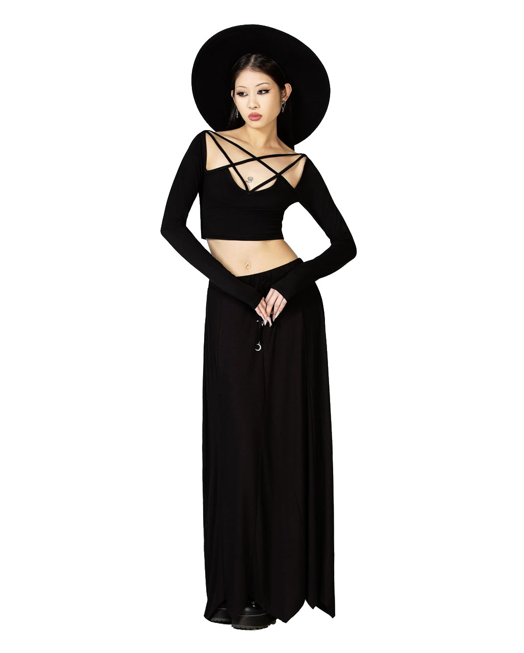 Himmlische Nacht Crop Top KILLSTAR