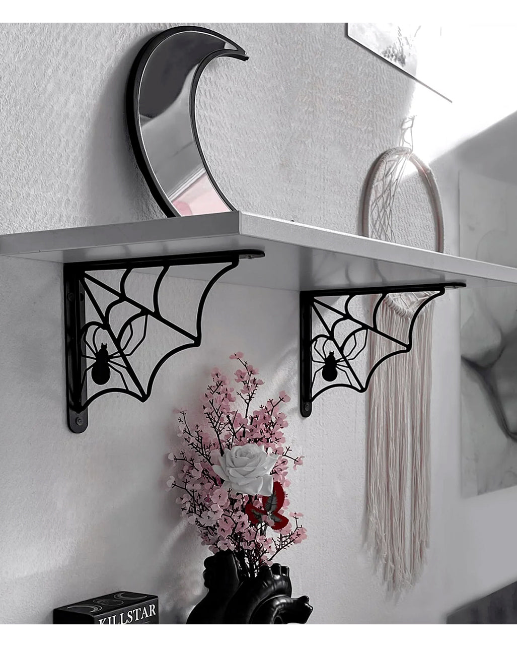 Cobweb Regalhalterung 2er Set KILLSTAR