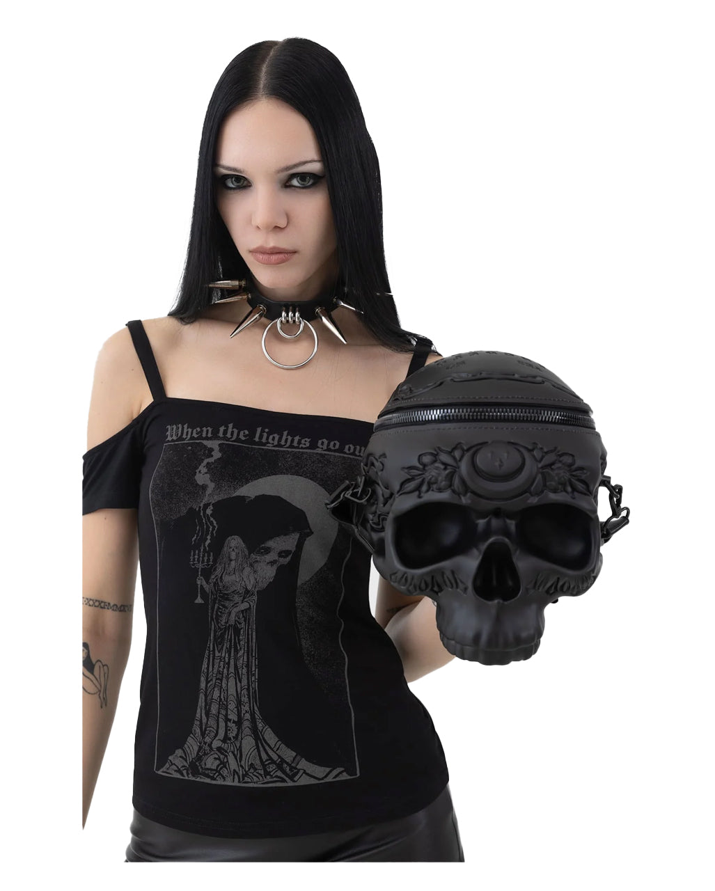 KILLSTAR Contact The Dead Skull Handtasche