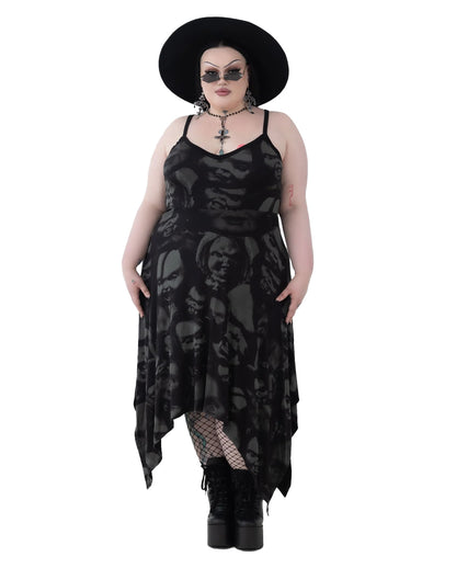 Devils Lair Midi Dress KILLSTAR