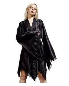 Devils Lullaby Satin Robe KILLSTAR