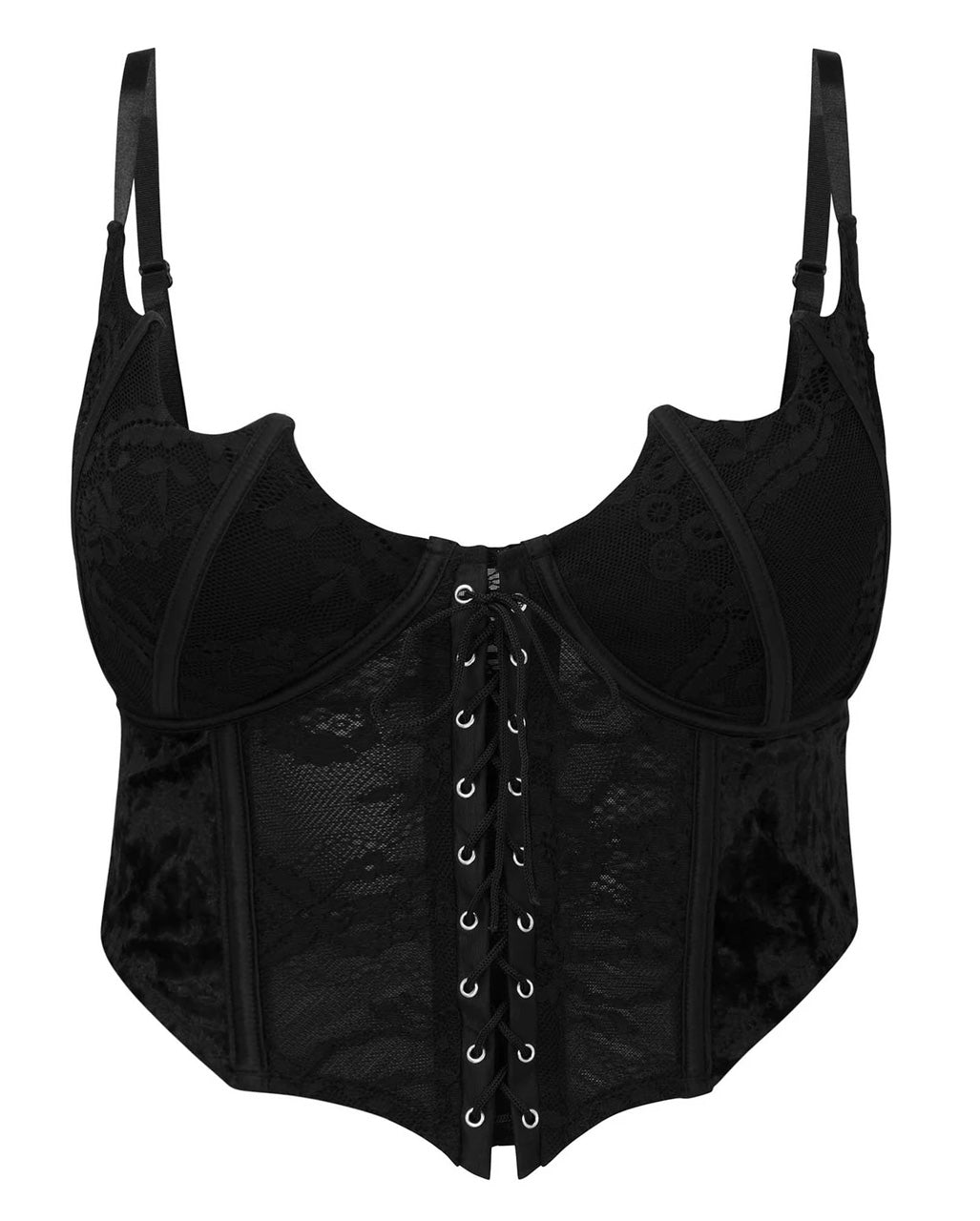 Fledermaus Spitzen Bustier KILLSTAR