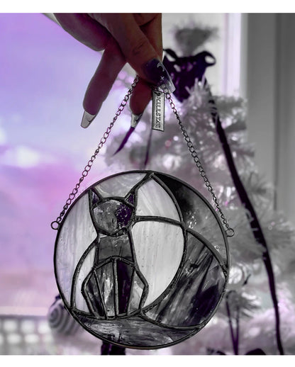 Luna Glas Wandbild KILLSTAR