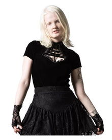 Malady Lace-Up Top KILLSTAR