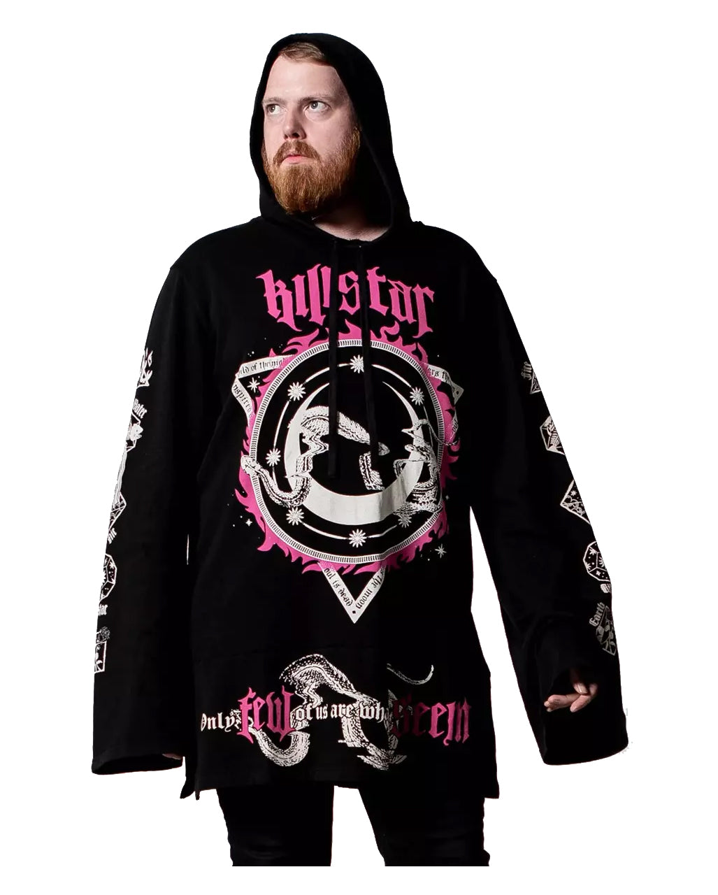 Meditate Longline Hoodie KILLSTAR