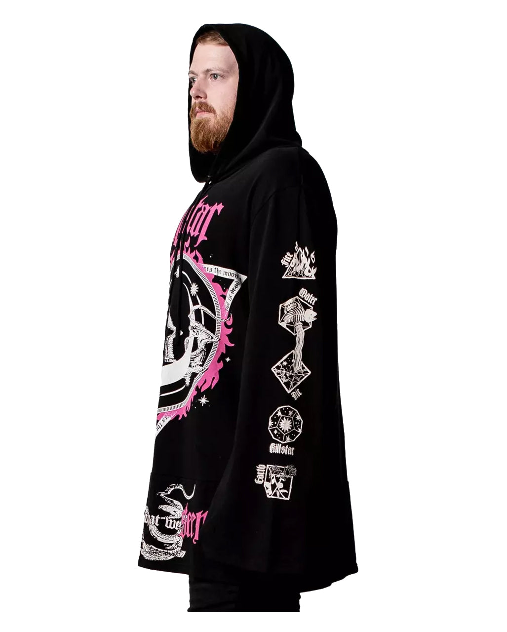 Meditate Longline Hoodie KILLSTAR
