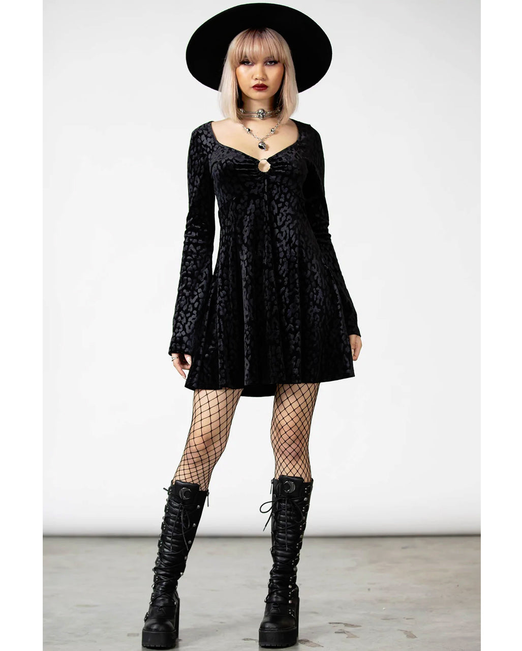 Nightcall Langarm Kleid KILLSTAR