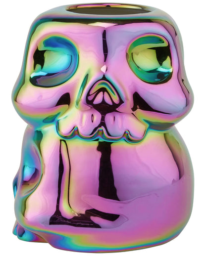 Regenbogen Totenkopf Vase KILLSTAR