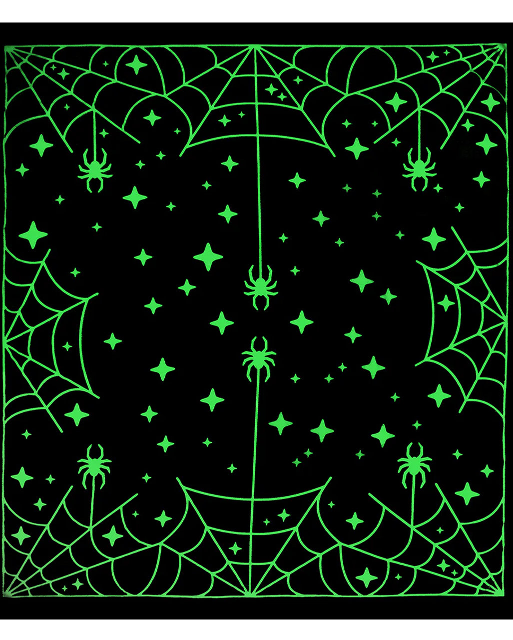 Spider Space Glow Kuscheldecke KILLSTAR
