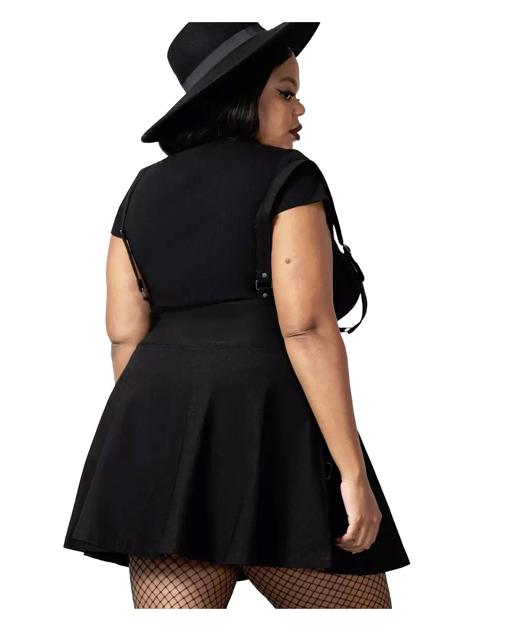 Study Hell Suspender Skirt KILLSTAR schwarz