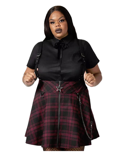 Study Hell Suspender Skirt Rot KILLSTAR