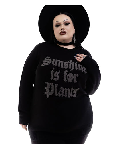 Sunshine For Plants Strick Sweater KILLSTAR