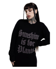 Sunshine For Plants Strick Sweater KILLSTAR