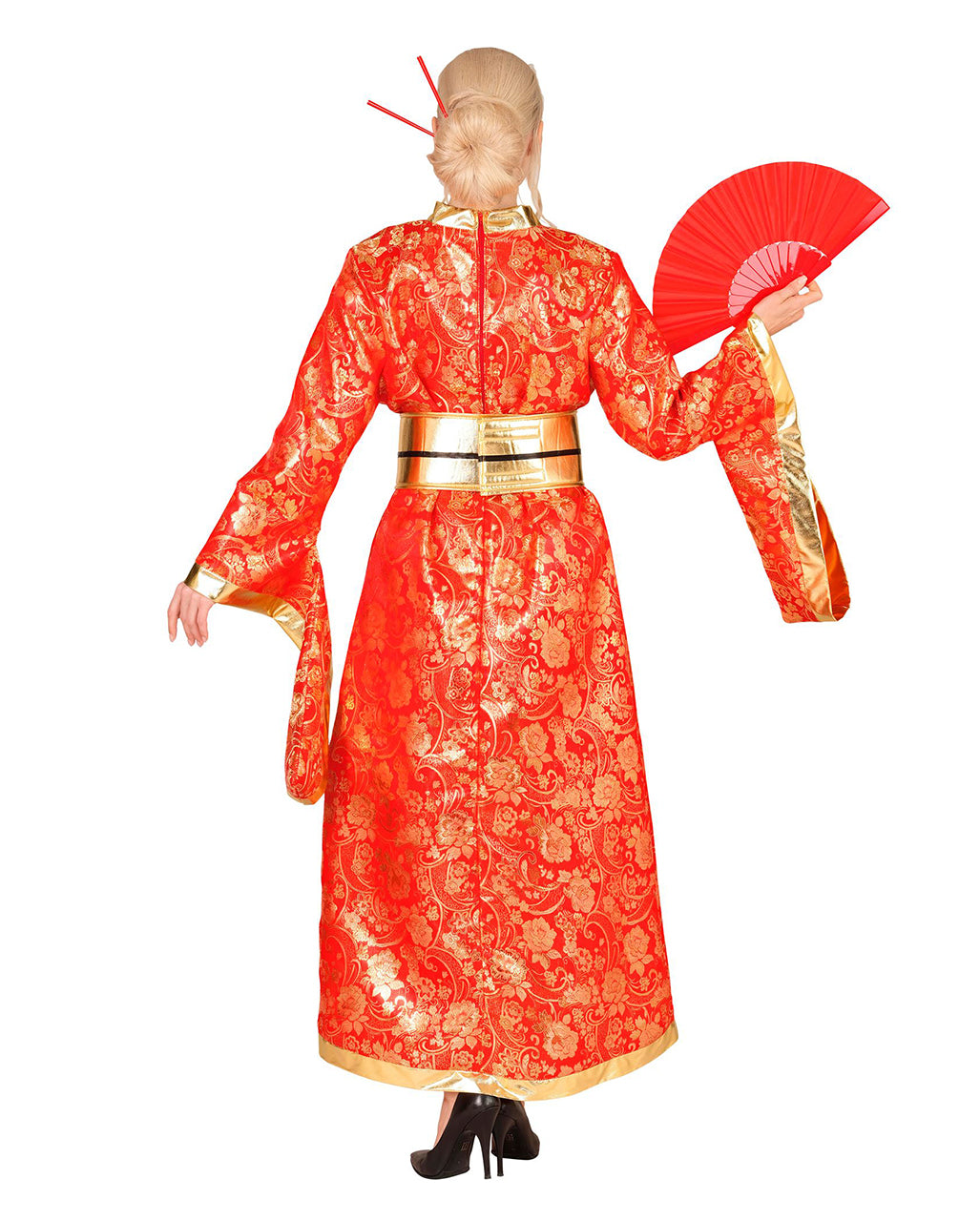 Kimono Kostümkleid mit Gürtel