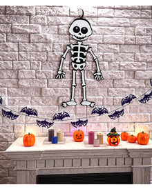 Halloween Skelett Deko für Kinder