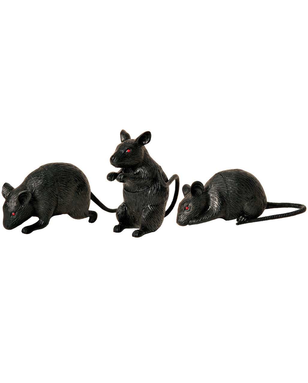 Schwarze kleine Deko Maus 1 St.