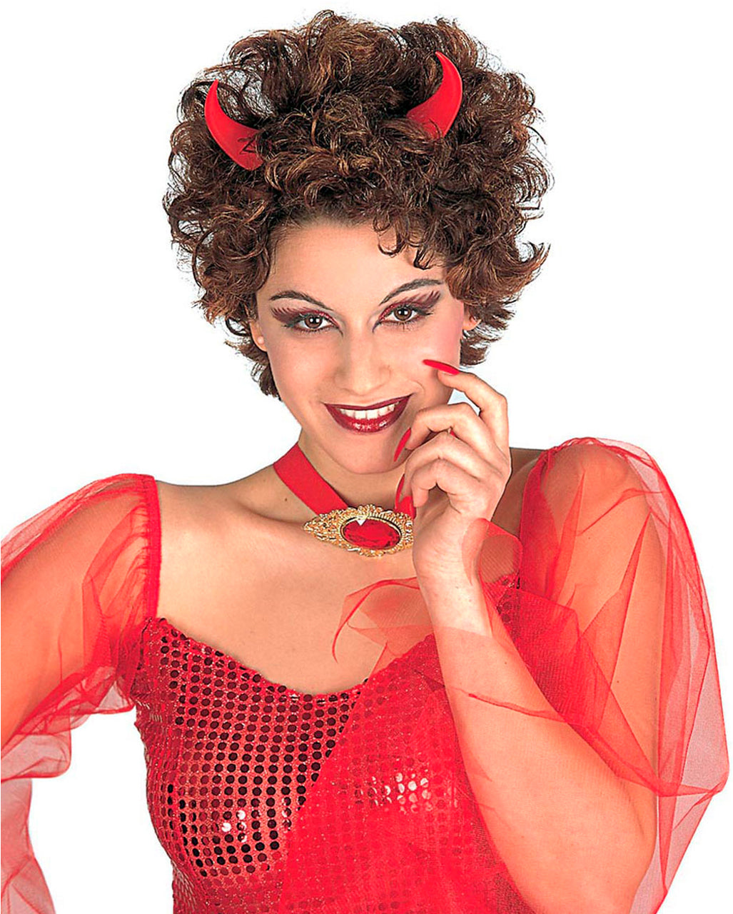 Small Devil Horns Red