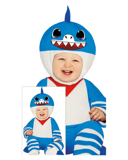 Mini Haifisch Babykostüm 18-24 Monate