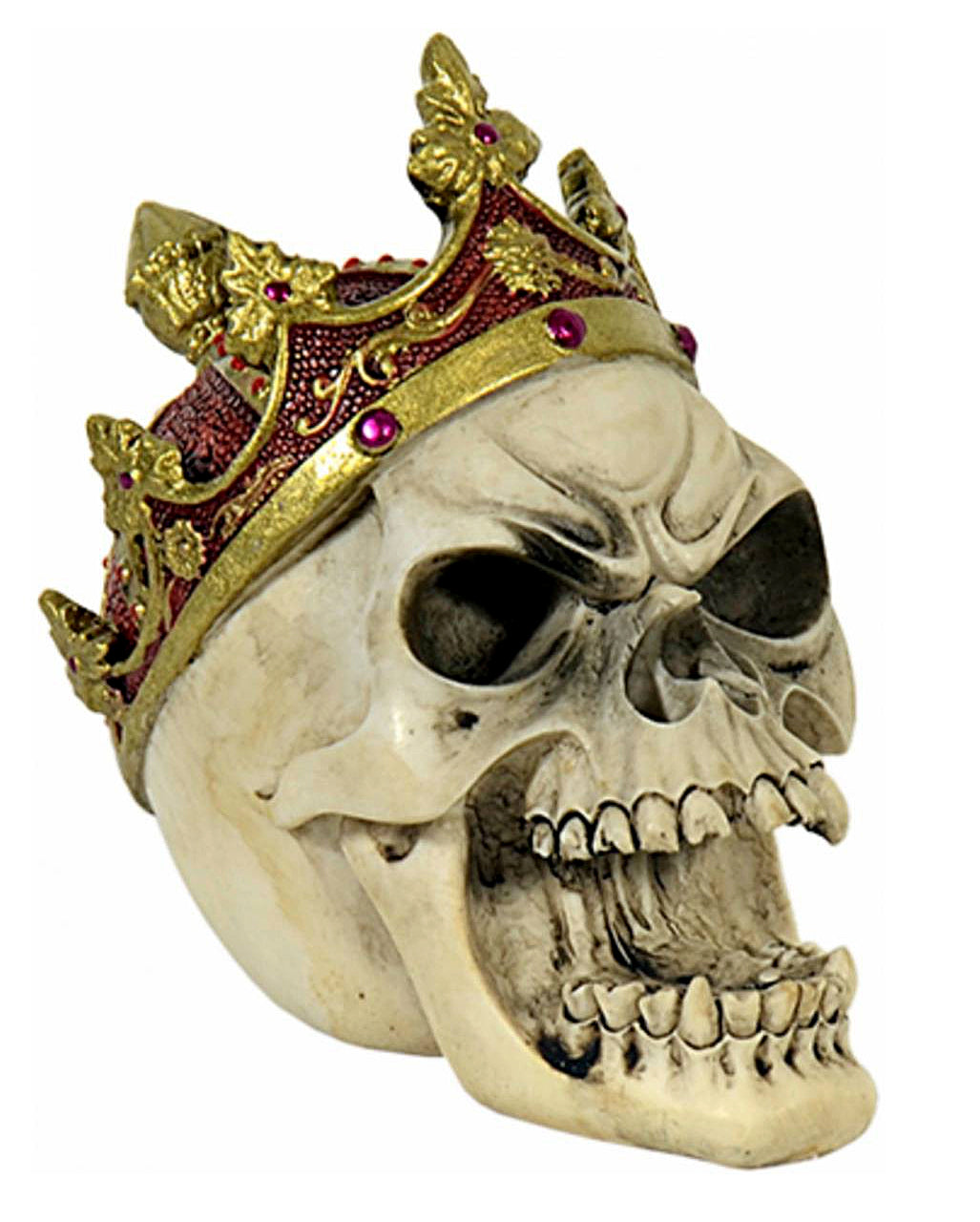 Totenschädel mit Krone