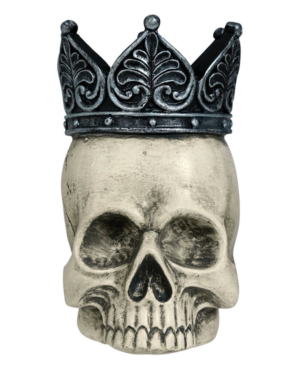 Kleiner Totenkopf mit Krone 14 x11 cm