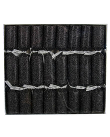 Knallbonbons mit Glitzereffekt Schwarz 8 St.