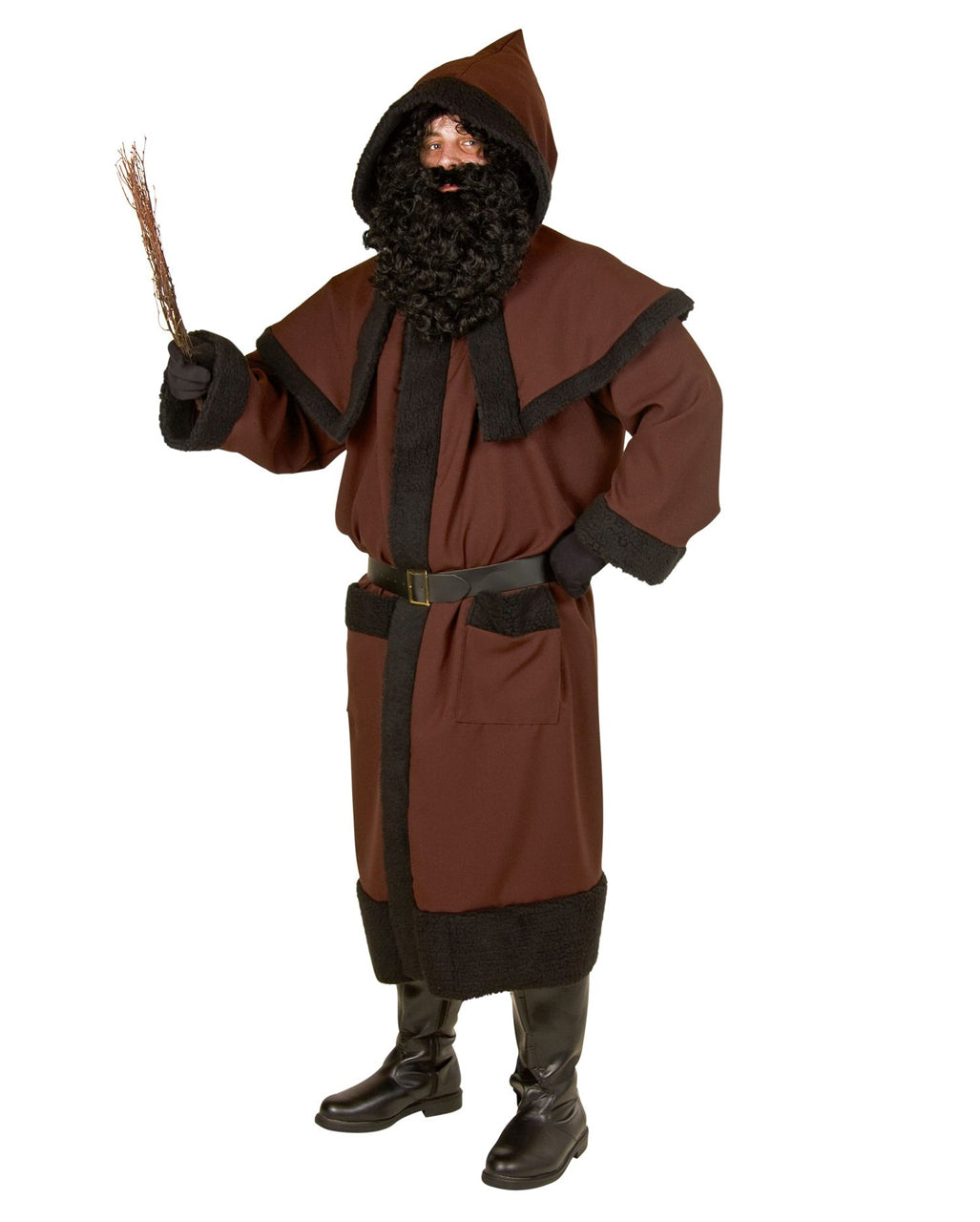 Knecht Ruprecht Kapuzenmantel mit Pellerine