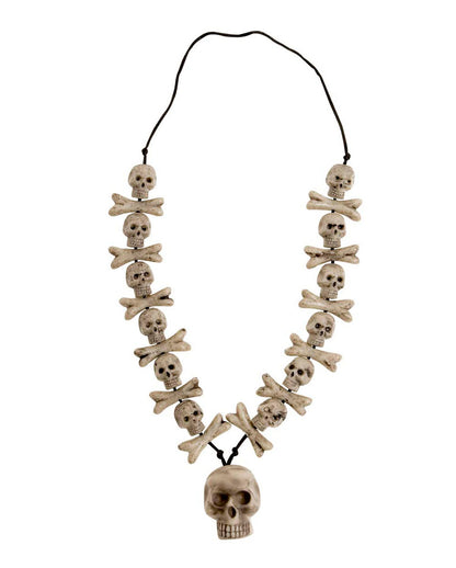 Bone Necklace With Skull