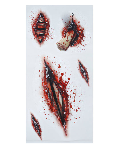 Broken Bones & Flesh Wounds SFX Tattoo