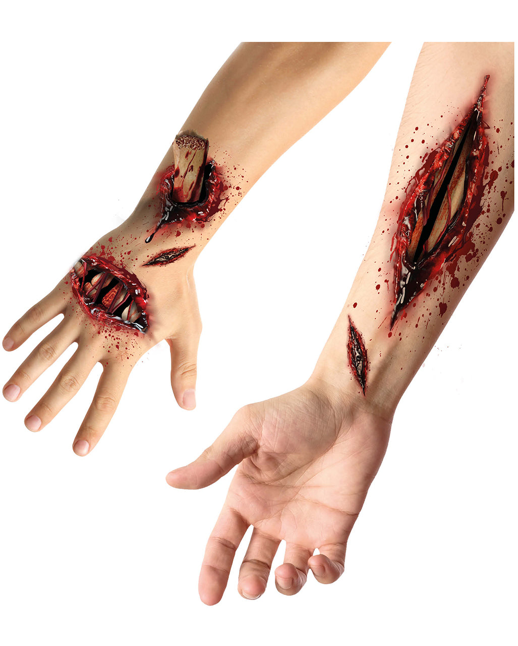 Broken Bones & Flesh Wounds SFX Tattoo