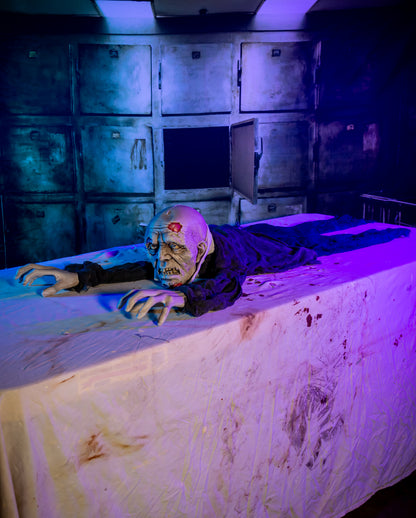 Krabbelnder Zombie mit Licht & Sound 140cm