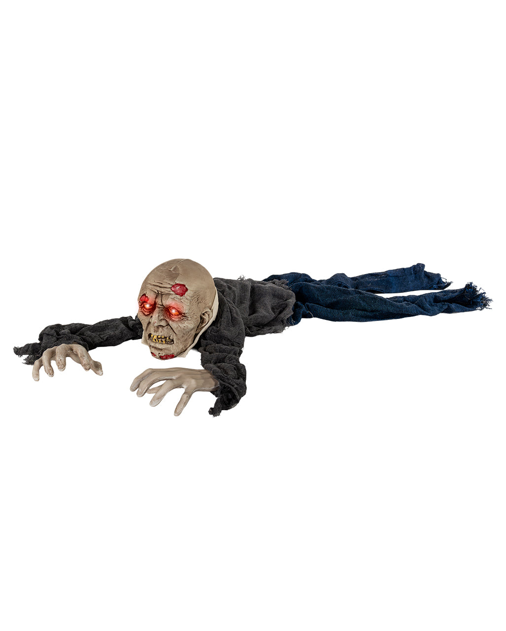 Krabbelnder Zombie mit Licht & Sound 140cm