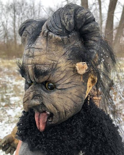 Krampus Friedhofs Puppe 50cm