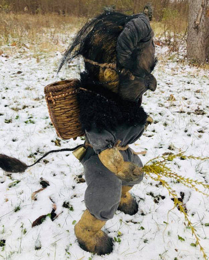 Krampus Friedhofs Puppe 50cm
