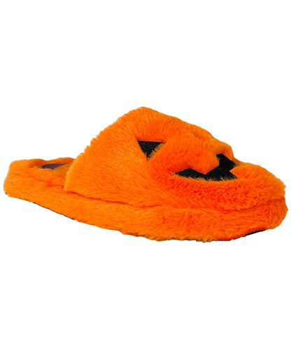 Orange Kreepy Cozy Jack Plüsch Hausschuhe