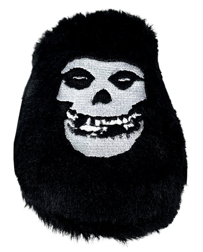 Schwarze Kreepy Kozy Misfits Plüsch Hausschuhe