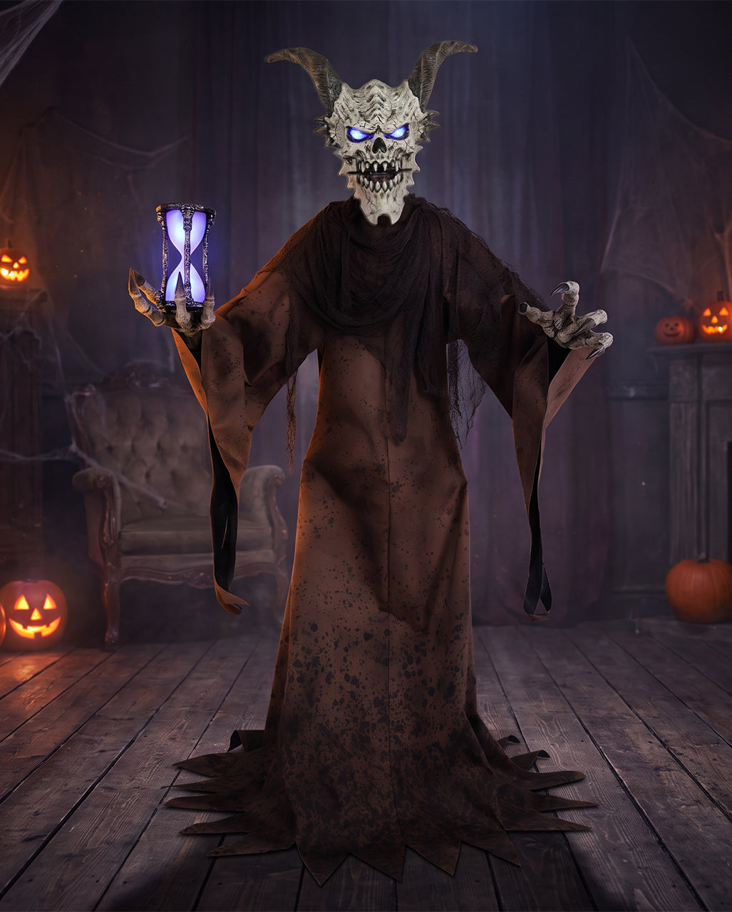 Kronos Wächter der Zeit Halloween Animatronic 213cm