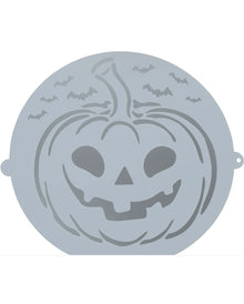 Halloween Kürbis Schablone für Torten & Kuchen 25cm