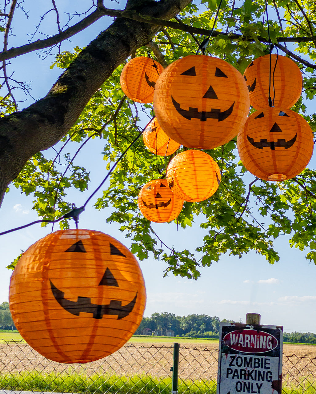 Pumpkin Lampion für Innen & Außen 30cm Ø