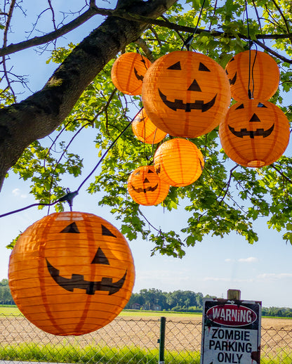 Pumpkin Lampion für Innen & Außen 30cm Ø