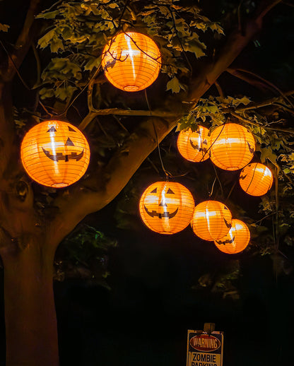 Pumpkin Lampion für Innen & Außen 30cm Ø