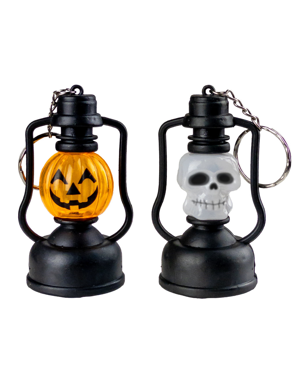 Pumpkin Skull Mini Lantern Key Ring 1 Pc.
