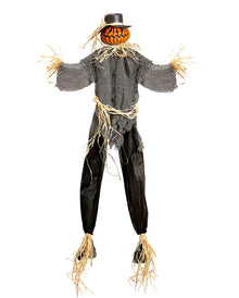 Kürbis Vogelscheuche Halloween Deko 130cm