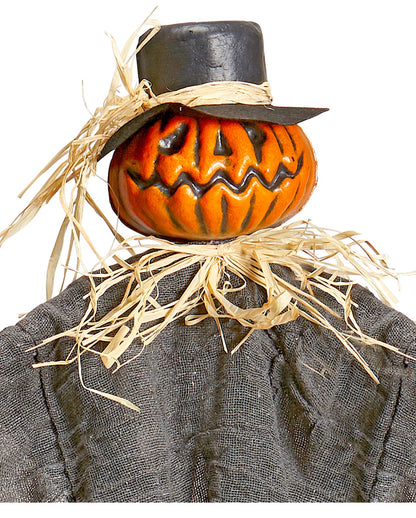 Kürbis Vogelscheuche Halloween Deko 130cm