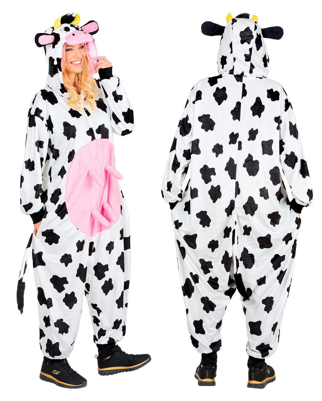 Kuh Onesie Plüschkostüm