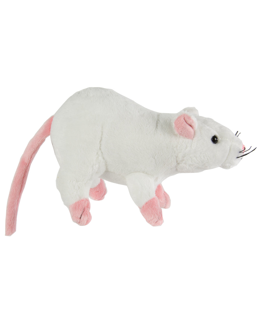 Weiße Plüschratte 19cm