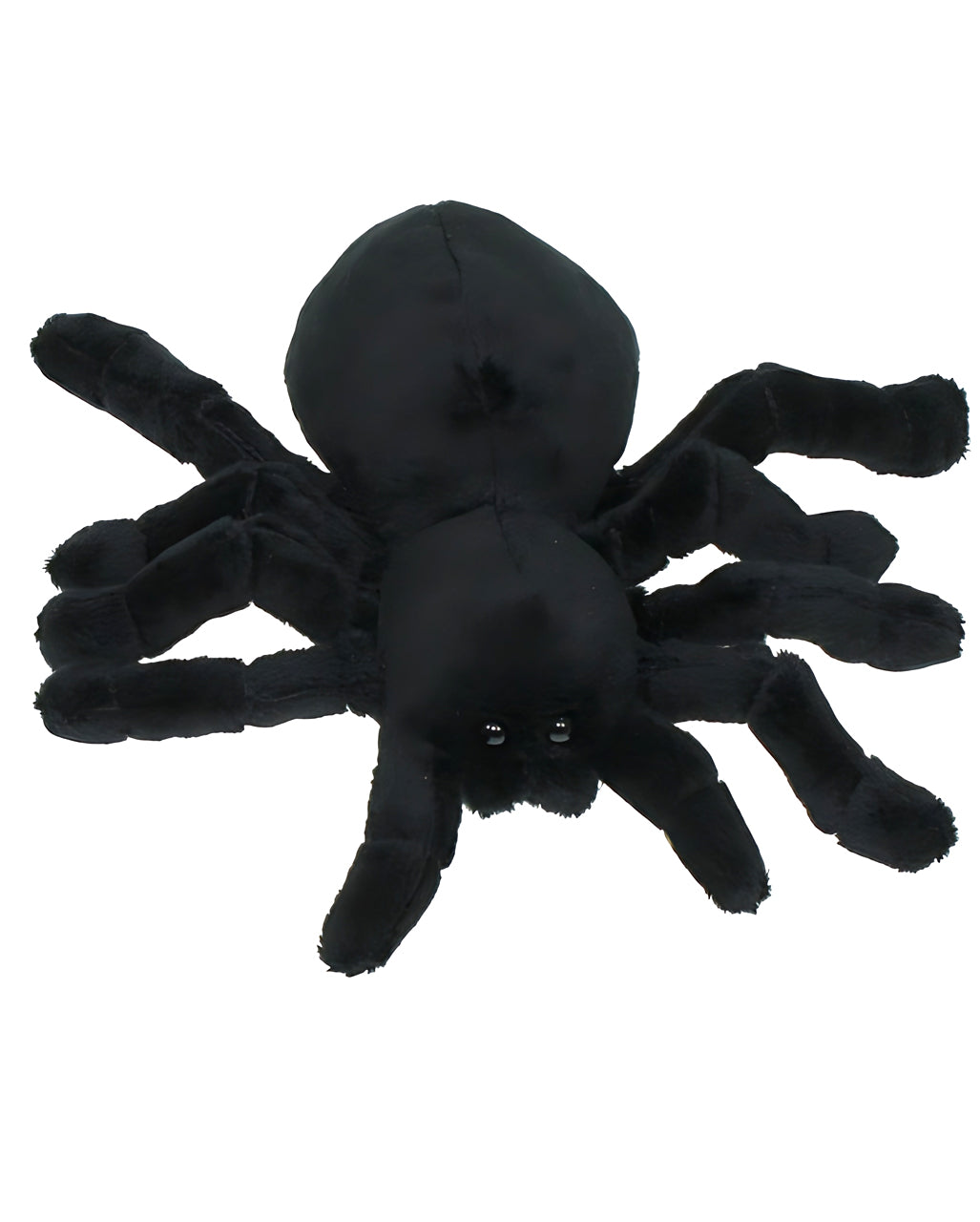 Schwarze Plüsch Spinne 18cm