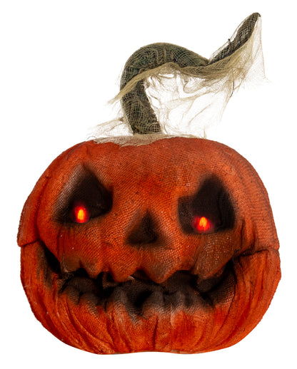 Laughing Halloween Pumpkin With Movement & Light 23cm