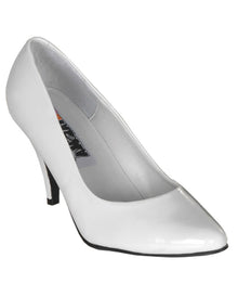 Weiße Lack Pumps