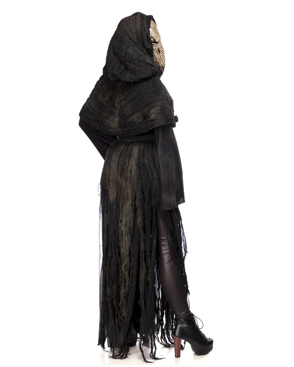 Lady Pest Doktor Damenkostüm mit Vogelmaske